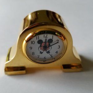 Mini Disney Mickey Mouse Mantle Desk Clock